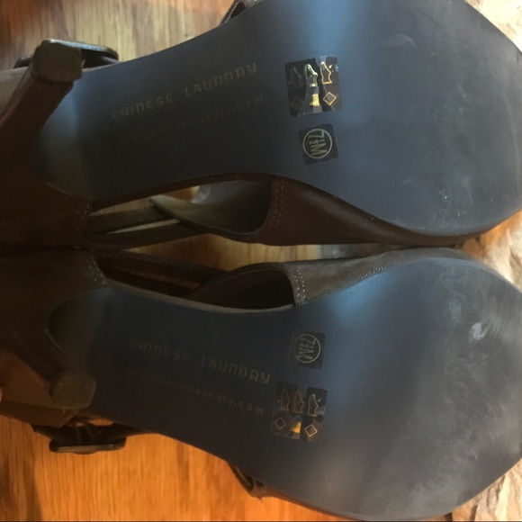 🎉HP🎉 NWOT Chinese Laundry Peep Toe Booties 7 1/2 - Picture 7 of 8